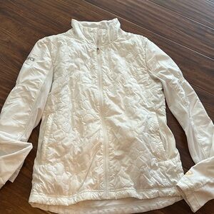 White ASICS jacket